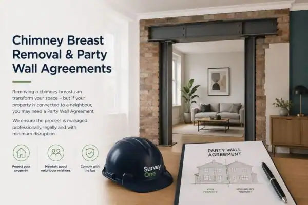 image of how looking chimney breast removal Leeds